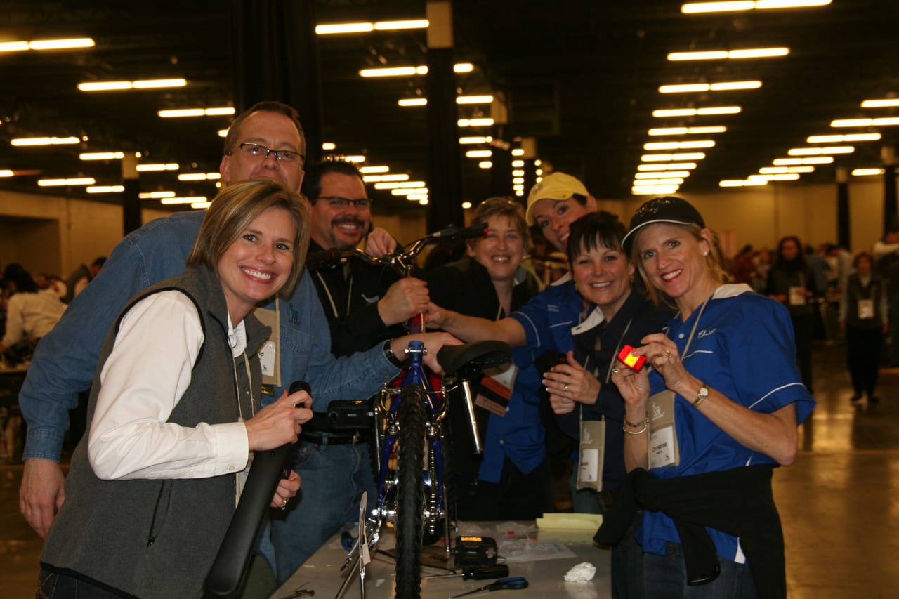 Large-Scale — a Building Teams give-back team building event