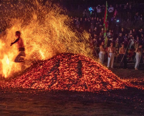walks on fire
